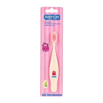Babyton Ekolojik Diş Fırçası - Pinky