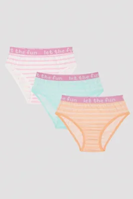 Penti Kız Çocuk Let The Fun 3lü Slip Külot