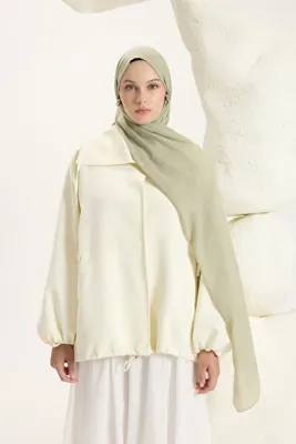 Qef Daily Cotton Şal Soft Yeşil