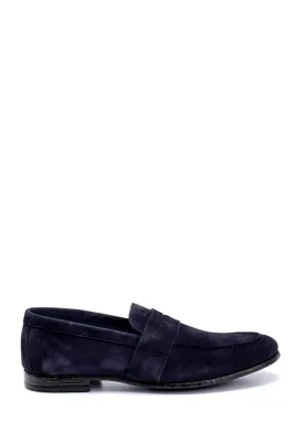 Derimod Erkek Deri Süet Klasik Loafer
