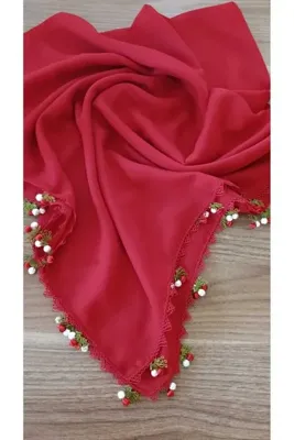 Yazmacı İğne Oyası Kiraz Modeli Yazma (Cenk Kırmızı )