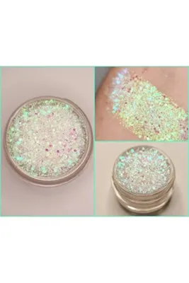 Serashine Face Glitter Yüz Simi Makyaj Simi Işıltılı Parlak Jel Vücut Simi