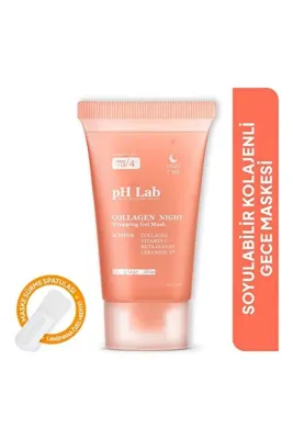 koreurunleri PHLab Collagen Night Soyulabilir Maske 50 ml – Kolajen Destekli Gece Bakım Maskesi