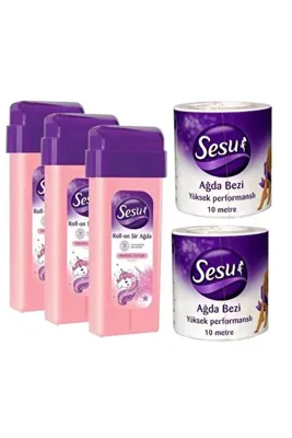 Sesu Ağda Bezi 10 m Rulo 3 Adet