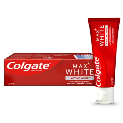 COLGATE Max White Kalıcı Beyazlık Diş Macunu 75 Ml 5 ADET