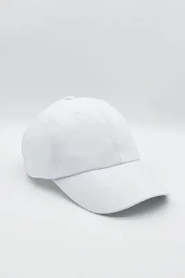 Külah Erkek %100 Pamuk Beyaz Cap Beyzbol Şapkası