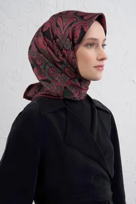 ARMİNE %100 TWİLL İPEK EŞARP 9421D (T) (NOSTALJİ)-87