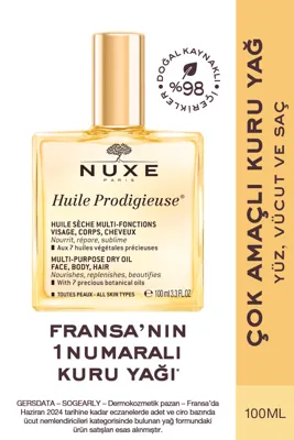 Nuxe Huile Prodigieuse 100 ml Çok Amaçlı Kuru Yağ