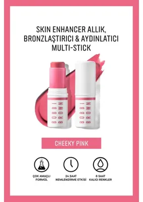 Bobbi Brown Skin Enhancer Çok Renkli Allık, Bronzlaştırıcı & Aydınlatıcı Krem Multi-Stick Parlak Görünüm