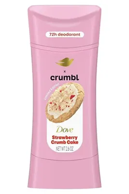 DOVE Crumbl Strawberry Crumb Cake Alüminyumsuz Stick Deodorant 74GR