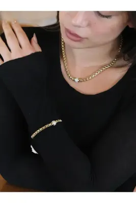 YENGEÇ Kolye ve Bileklik Set