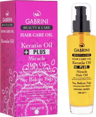 Gabrini Keratin Saç Bakım Yağı 8696814073112