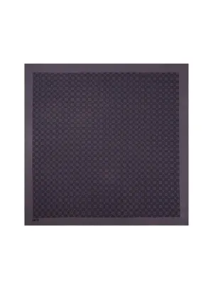 Aker Füme 100X100 Elegance Monogram Eşarp