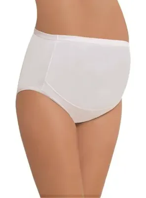 Işşıl 055-Modal Destekli Hamile Külot- 2 Adetli Paket Beyaz