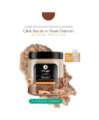 Xmlbayiciniz Bisküvi Aromalı Canlandırıcı &amp Yumuşatıcı El Ayak Ve Vücut Bakım Peelingi 800gr