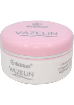 Sıhhat Gül Kokulu Vazelin Cilt Bakım Ürünü 100 ml Tüm Cilt Tiplerine Uygun