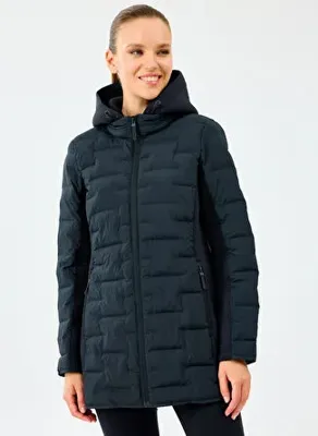 Skechers S242060-3817 W Full Zip Jacket Siyah Kadın Spor Mont