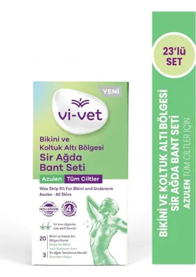 Str Store Bikini ve Koltuk Altı Bölgesi Sir Ağda Bant Seti Azulen