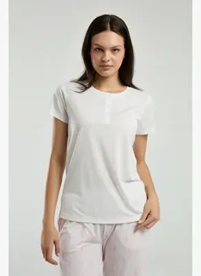 Arnetta Kadın Krem Pijama Takımı