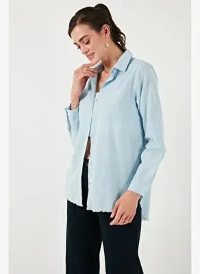 Lela Pamuklu Regular Fit Cepli Gömlek Kadın GÖMLEK CF25S16992