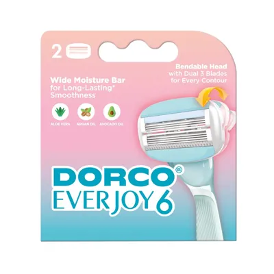 Dorco Everjoy6 2'li Paket Yedek Tıraş Bıçağı