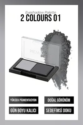 New Well Porcelain Make Up 2li Far Paleti No01