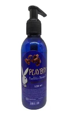 Kostore Playboy Pure Edible Masaj Yağı120ml Çikolata Aromalı Masaj Yağı Srcx - 120ml Pure Edible Massage Oil Chocolate Flavored Massage Oil