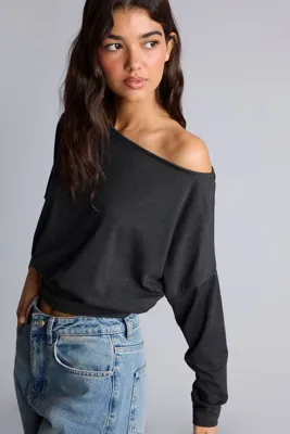 Defacto Loose Fit Düşük Omuzlu Basic Tişört