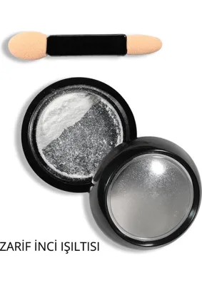 Momo Professional Inci Tozu, Nail Art, Kalıcı Oje Tırnak Süsleme Clear 0,2 gr