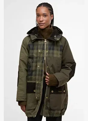 Barbour Shelley Showerproof Ceket OL51 Olive Check