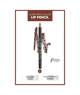 Note Cosmetics Ultra Rich Color Lip Pencil Dudak Kalemi 11 Brick Red - Kırmızı