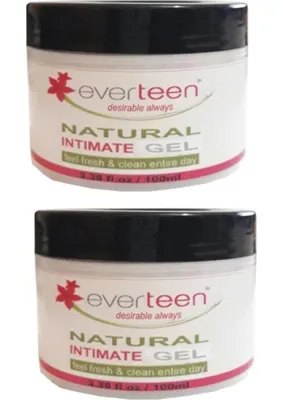 Hace Bazaar Everteen Kadınlara Özel Doğal Genital Temizleyici Jeli 100 ml 2 Adet