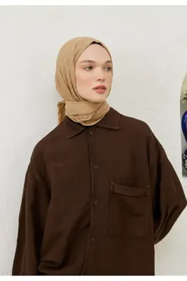 Fresh Scarfs Vual Crash Şal Kum