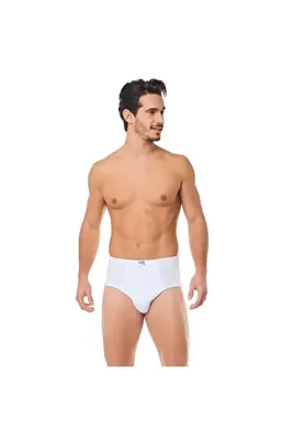 Tutku 12 Adet Erkek Slip Külot Beyaz
