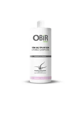 OBİR NATÜREL tüm saç tipleri için uyumlu şampuan 500 ml