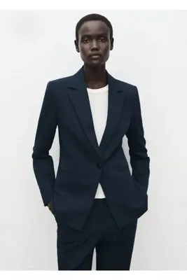 MANGO Woman Dar kesim blazer ceket