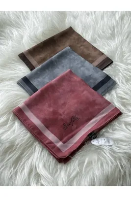 scarfella 3 adet 90x90 cm tok duruşlu kolay şekil alan bulut desenli mevsimlik ekonomik soft eşarp