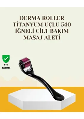 Hace Bazaar Titanyum Dermaroller 540 Iğne Cilt Onarım ve Kolajen Üretim Desteği