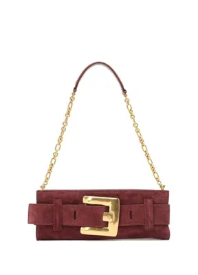 Balmain Bordo Kadın Deri Çanta