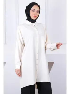 İmaj Butik Taş Tek Cepli Linda Tunik