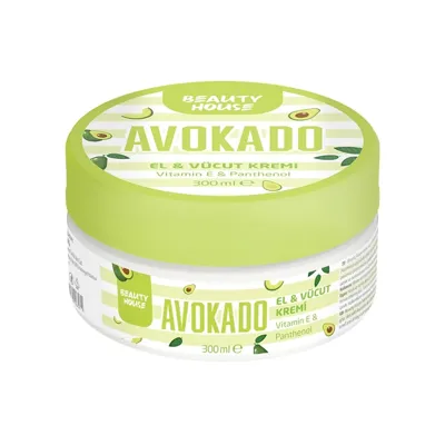BEAUTY HOUSE Avokado El ve Vücut Kremi 300 ml