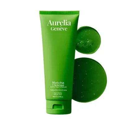 Aurelia Genève Aurelia Geneve Matcha Cleanse Glowgreen Vegan Purifying Gel 200ML Temizleme Jeli