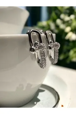 Lu TIFFANYY MODEL SİLVER KÜPE