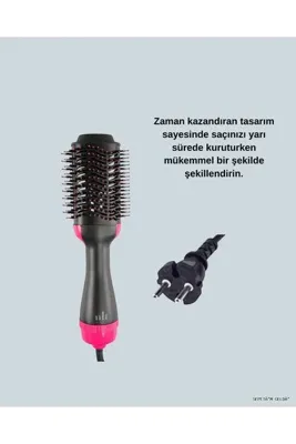 ZERO LAND DEPOMIX Kuaför Kalitesinde Ev Tipi Saç Kurutma (85722) ve Şekillirme
