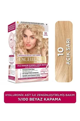 L'Oréal Paris Excellence Creme Saç Boyası 10 Açık Sarı