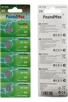 HANEL 5 Adet CR1220 DL1220 1220 LIR1220 3V Lityum Pil Lityum Düğme Pil, Küçük elektronik cihazlar için ara