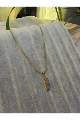 Sujewelleryy Külçe Paslanmaz Çelik VİP Kolye