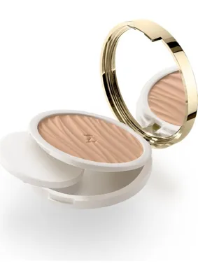 Kiko Milano KikoMilano Fondöten - Gold Reflections Summerproof Powder Foundation SPF50 - 07 Hazelnut