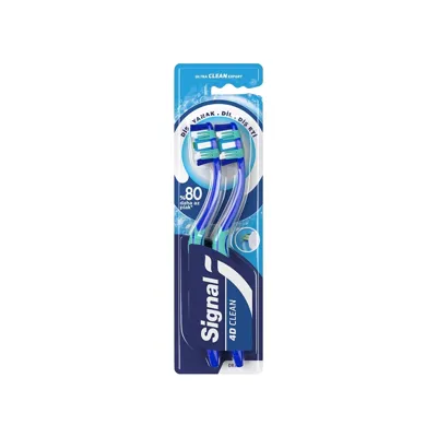SIGNAL Signal Ultra Clean Expert 4D Clean Diş Fırçası 1+1 Orta
