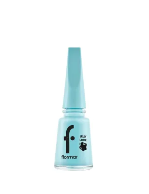 Flormar Jelly Look Yüksek Pigmentli & Parlak Bitişli Jel Görünümlü Oje JL09 Sky Blue